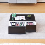 Multifunctional Smart Coffee Table with Fridge-3