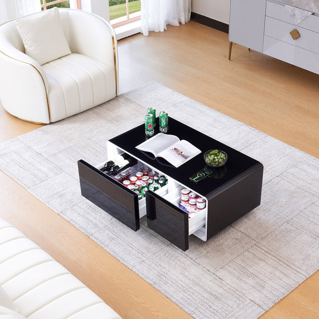 Multifunctional Smart Coffee Table with Fridge-1